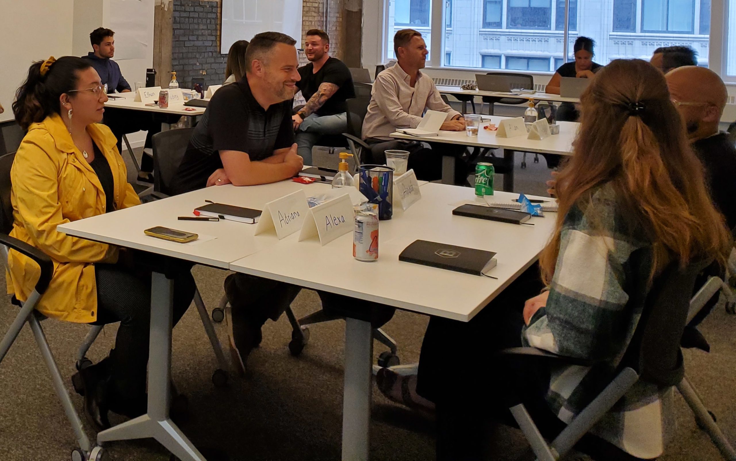 Blog post author Eric Nelson and others at Basis Technologies' August 2022 New Hire Orientation