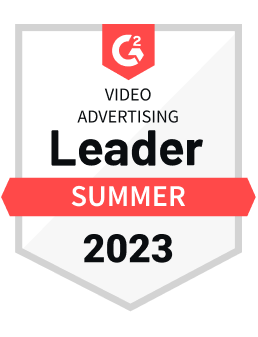 G2 Summer 2023 Leader in Video Advertising