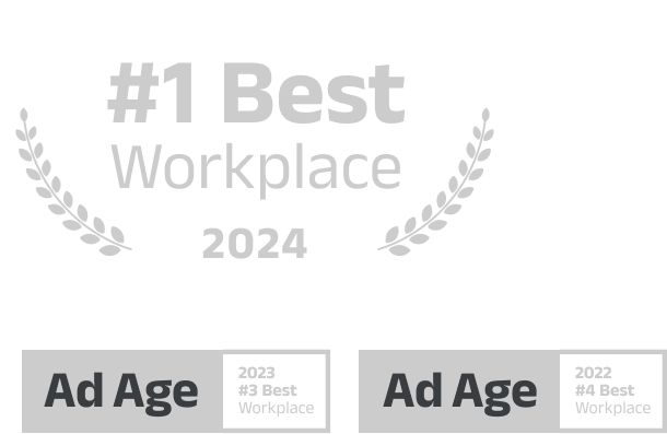 AdAge #1 Best Workplace award